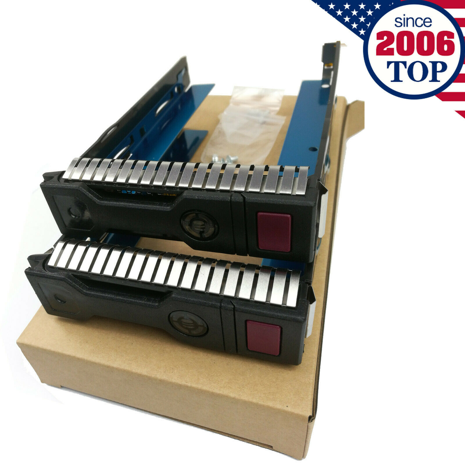 2PCS 3.5" HDD Tray Caddy for HP DL380P DL380 DL360 G8 G9 651314-001 651320-001