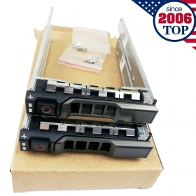2PCS 2.5" HDD Caddy Tray for Dell R330 R430 T430 R630 T630 R730 R730XD G176J