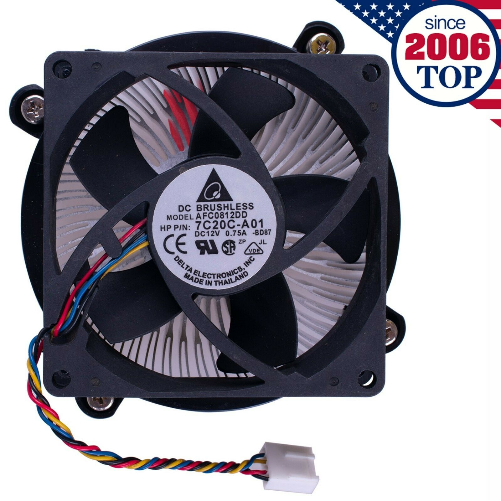 Dell Alienware X51 R2 Heatsink 7C20C WKGR1 & Fan 0.75A not 0.6A Version US Stock